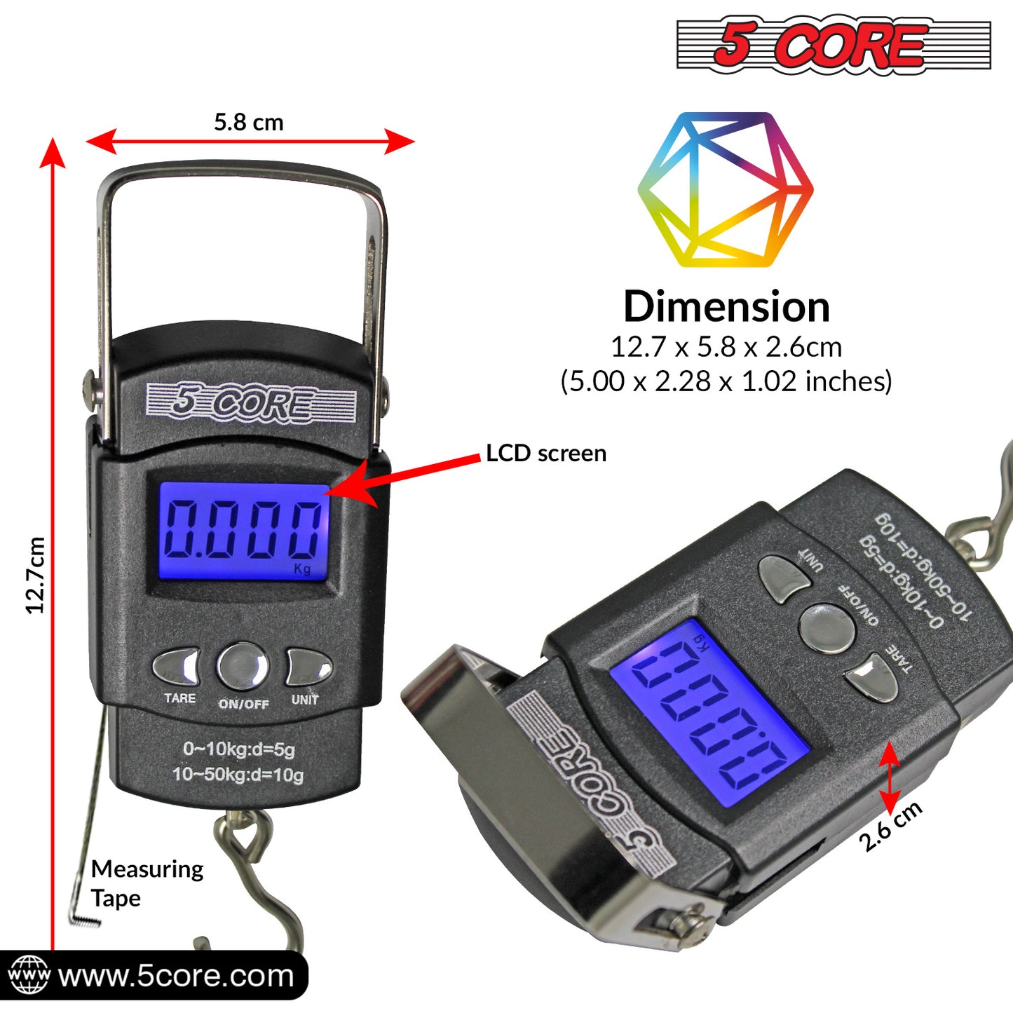 Core Fish Scale - 110 lbs / 50 kg
