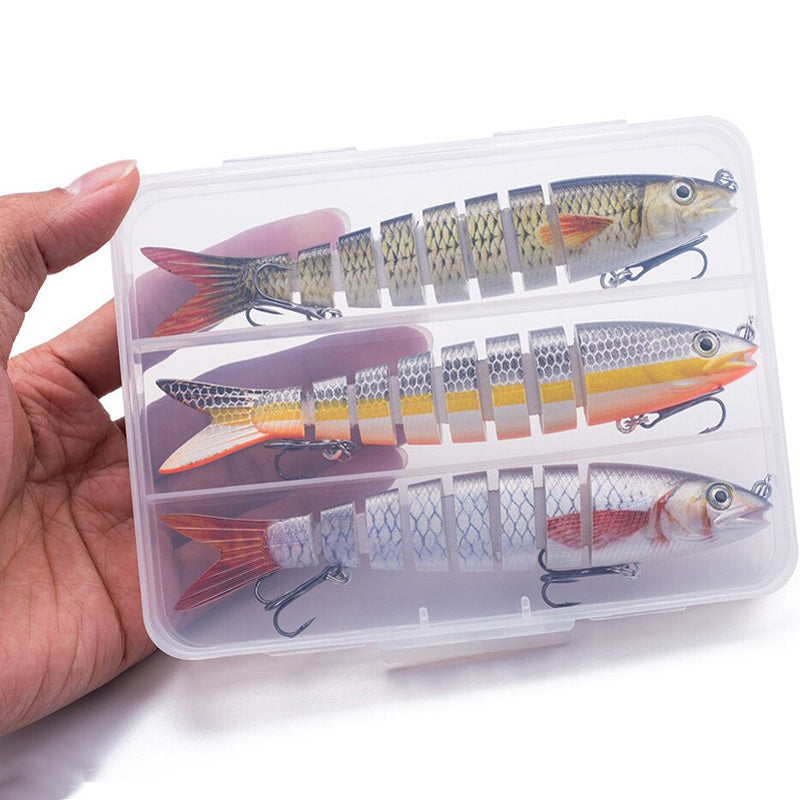 3-Piece 8 Segment Fishing Lure