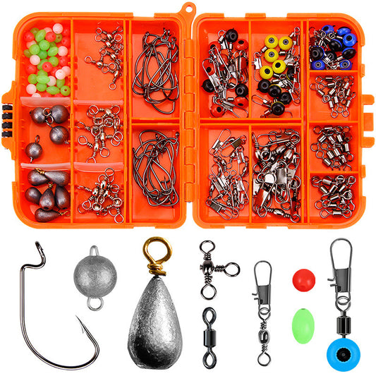 Complete Fishing Accessories Kit - 165pcs with Storage Box