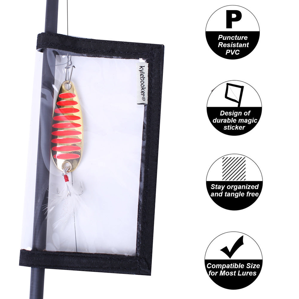 4 Pack Clear PVC Lure Wraps