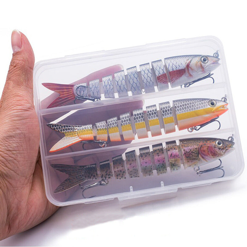 3-Piece 8 Segment Fishing Lure