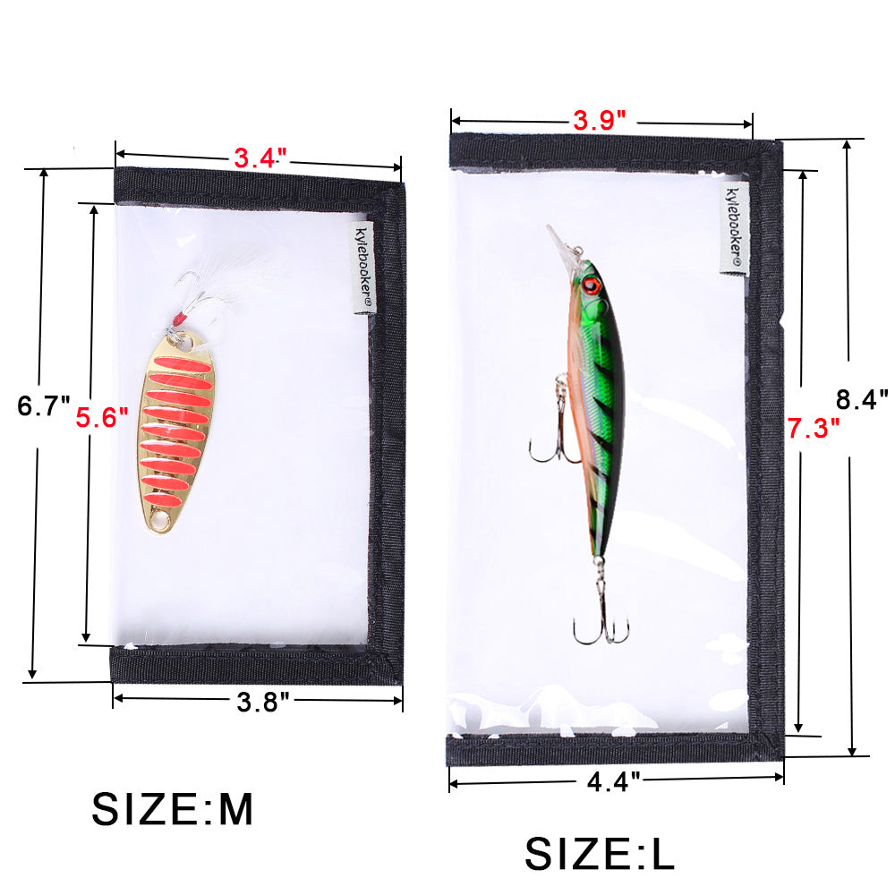 4 Pack Clear PVC Lure Wraps