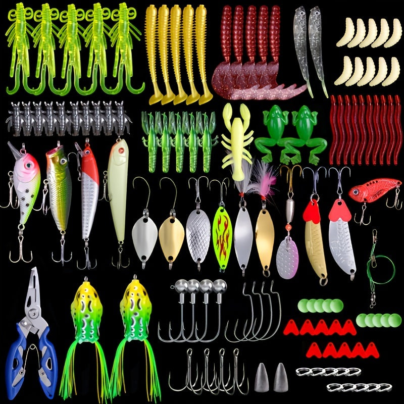 Bionic Thunder Frog Soft Bait - Decoy Lure with Bright Slice (Bait Set)