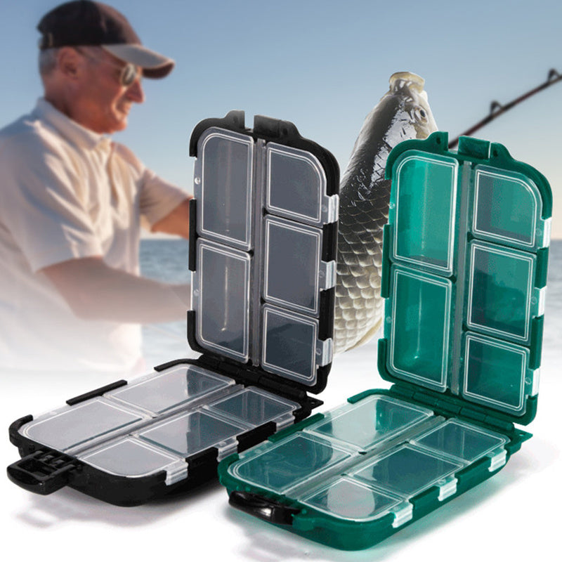 10 Compartment Waterproof Bait Storage Box – Tackle Kingdom