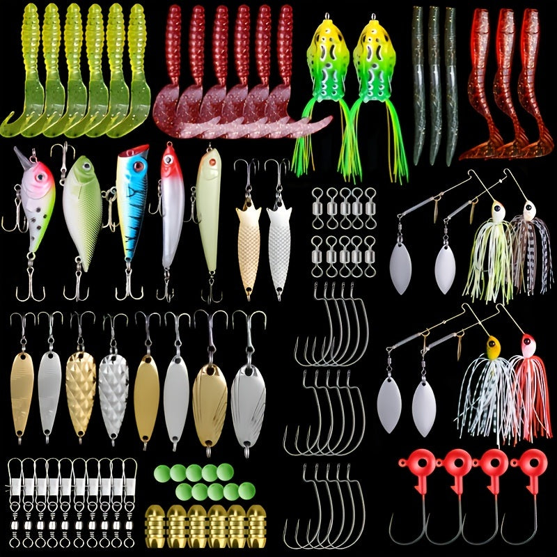 Bionic Thunder Frog Soft Bait - Decoy Lure with Bright Slice (Bait Set)