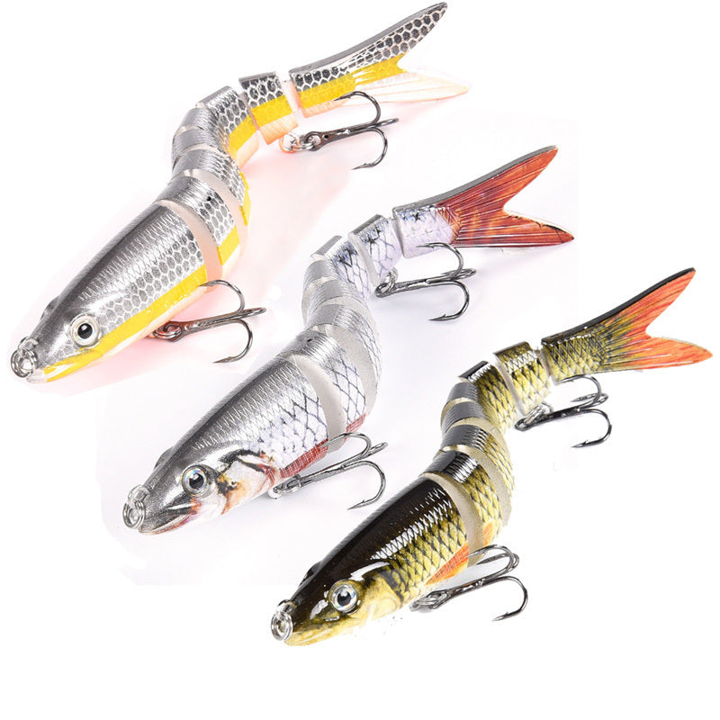 3-Piece 8 Segment Fishing Lure