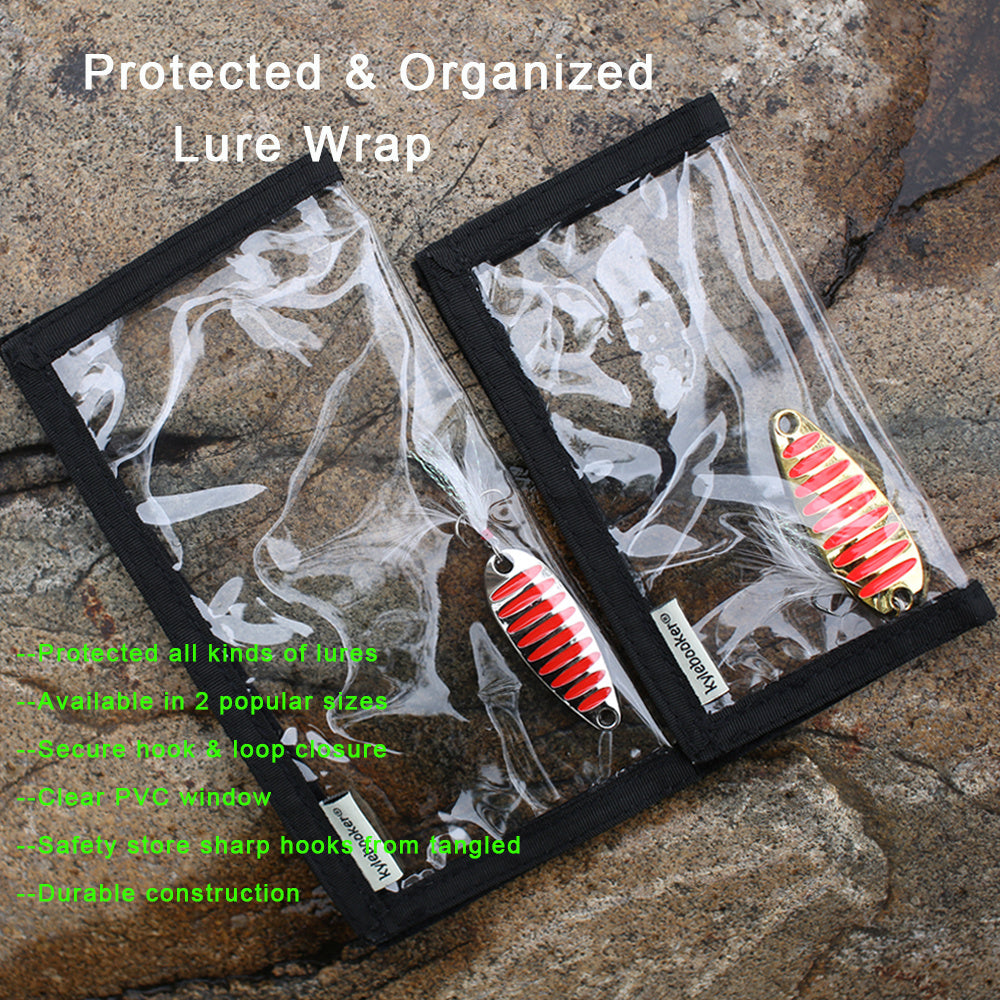 4 Pack Clear PVC Lure Wraps